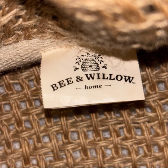 BEE & WILLOW RYA Large Stylish Hand-loomed Jute Shopper Beach Tote Bag - Picture 5 of 7